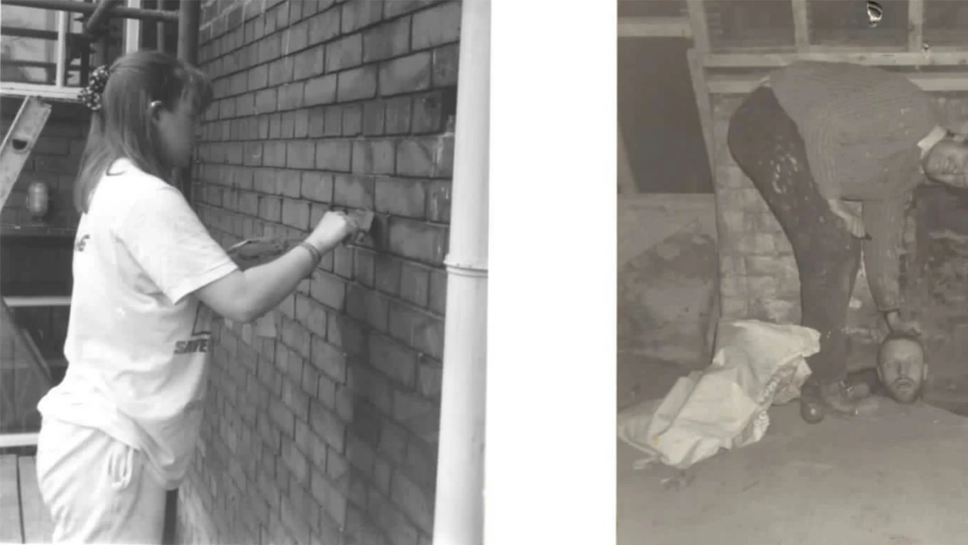 Giroscope workers in construction sites